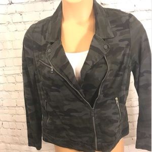 DKNY Camoflauge Motorcycle Jacket